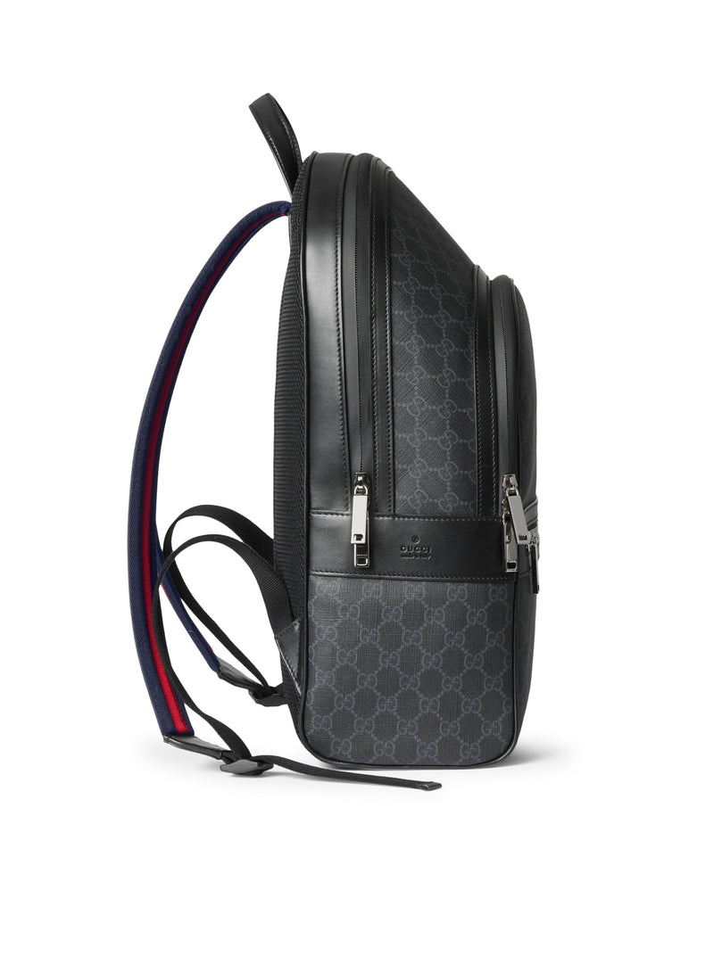 BLACK GG BACKPACK MEDIUM SIZE