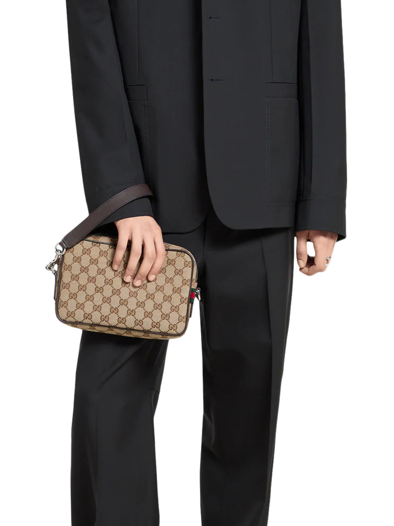 SMALL FABRIC SHOULDER BAG