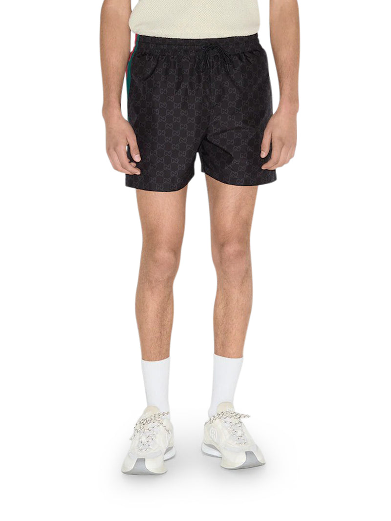 GG PRINT NYLON SWIMSUIT