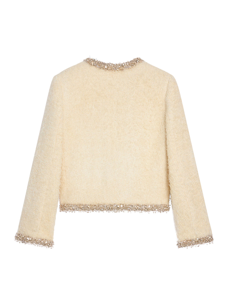 CHELSEA JACKET EMBROIDERED IN NATTÉ SILK