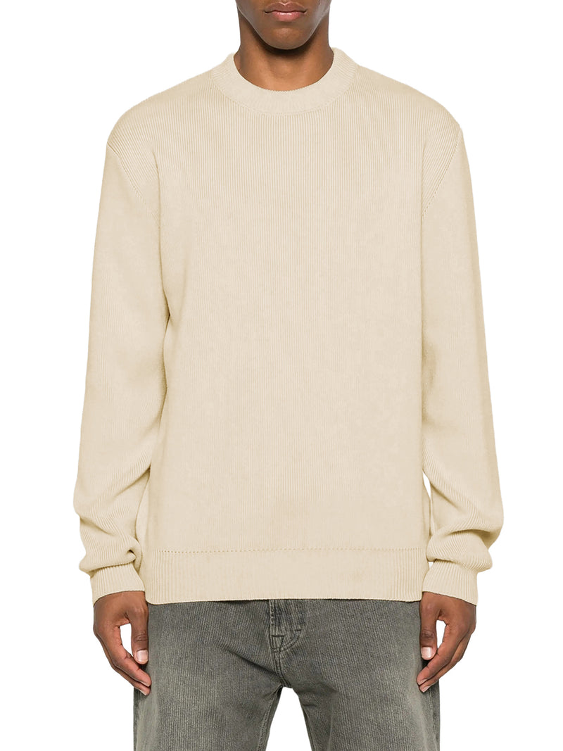 CREW NECK COTTON SWEATER