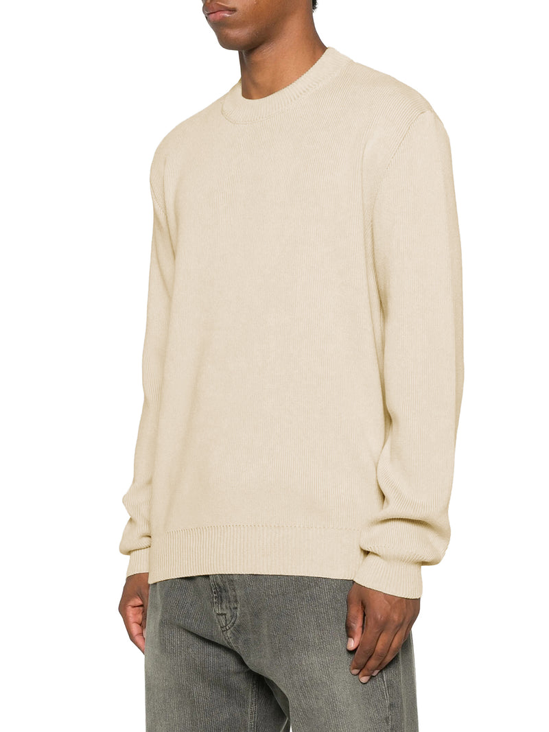 CREW NECK COTTON SWEATER