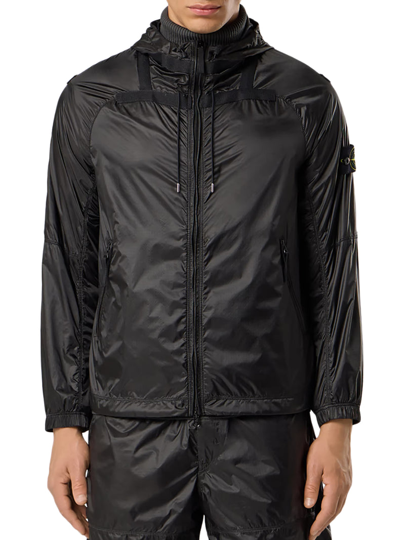 LIGHTWEIGHT HOODED JACKET WITH ANTI-DROP