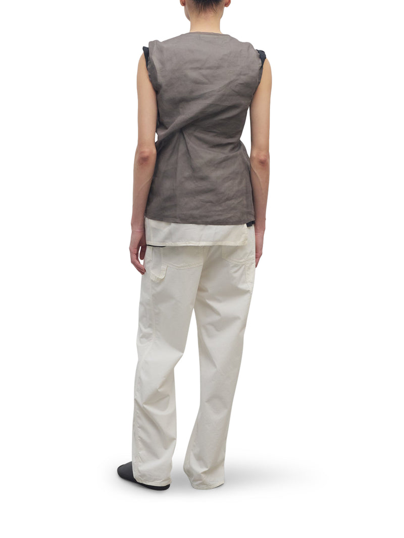 SHARKA COTTON AND CASHMERE TROUSERS