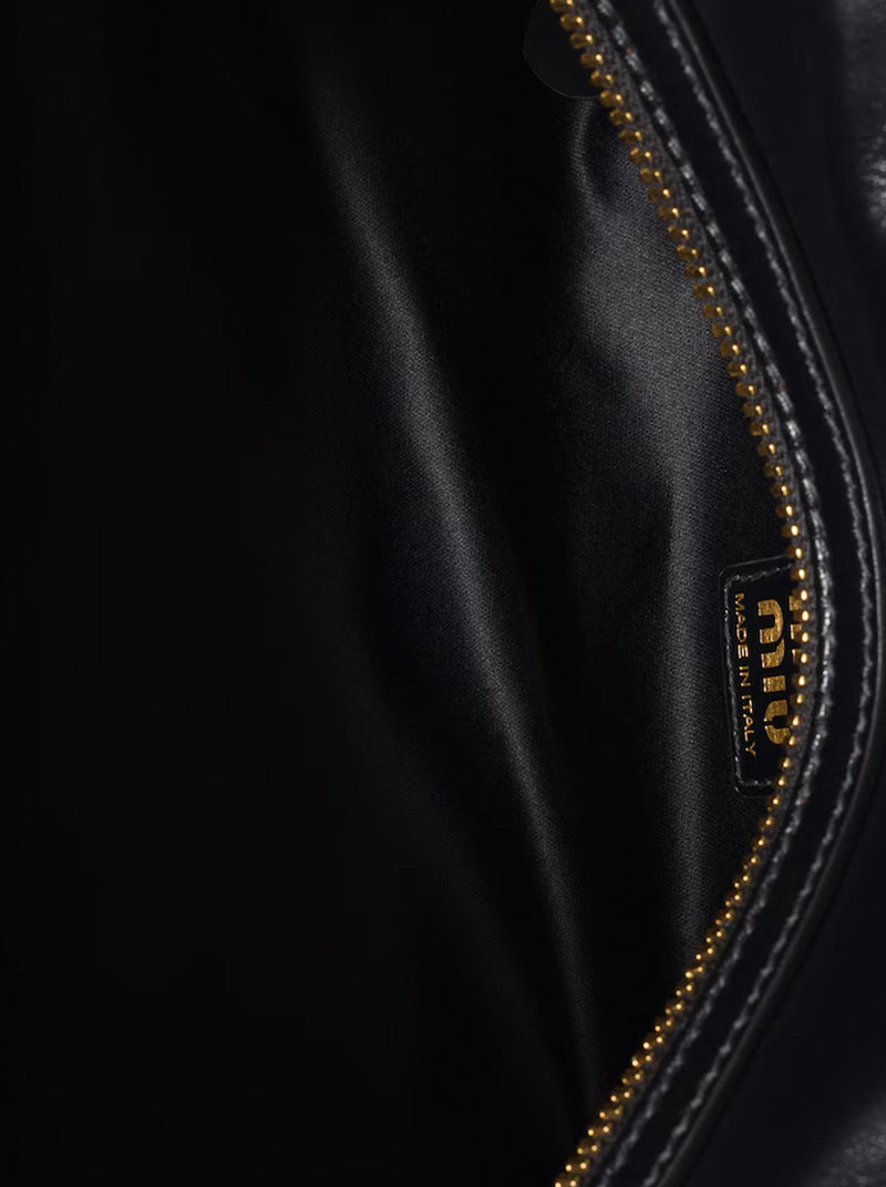 LEATHER TOP HANDLE BAG