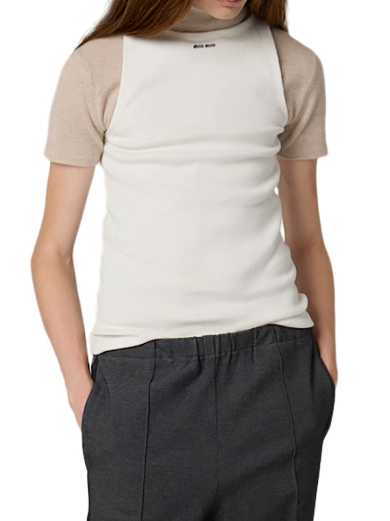 COTTON KNITTED TANK TOP