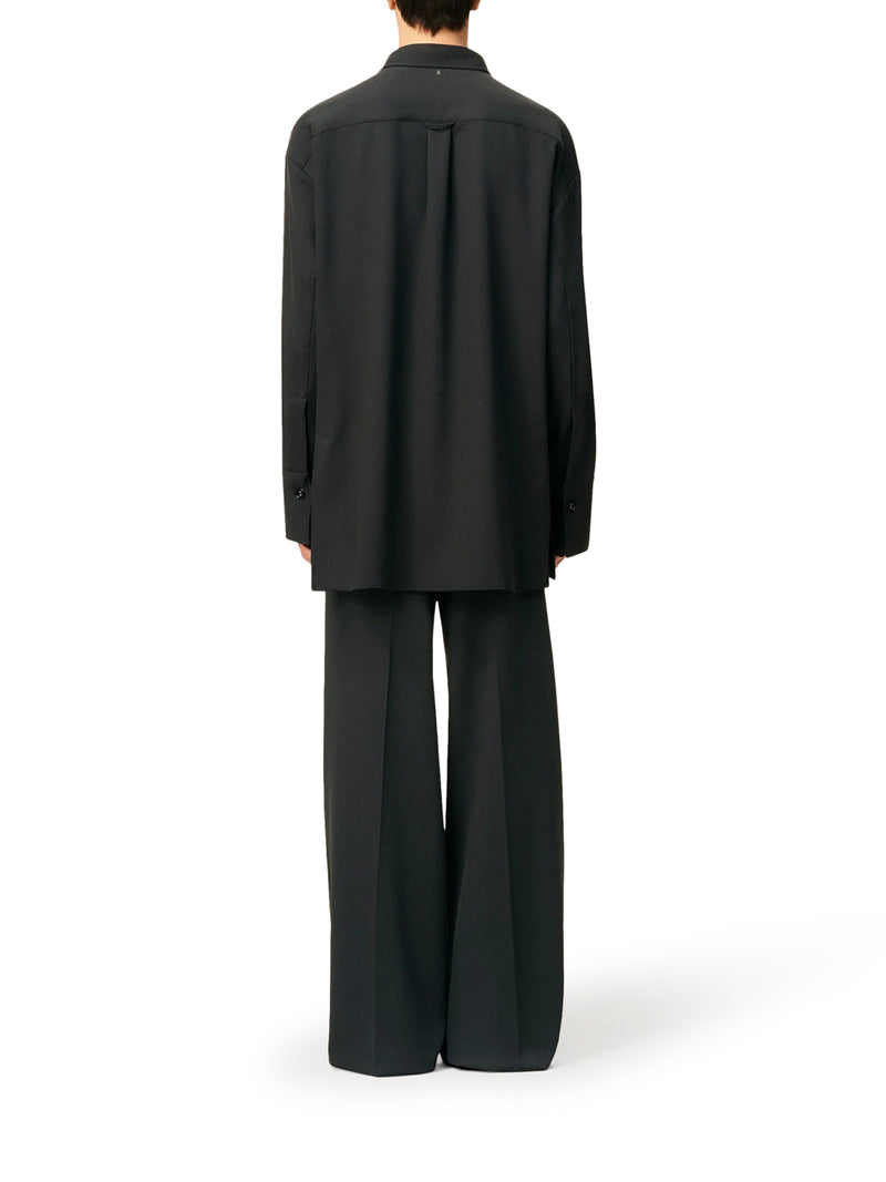 LONGUE CHEMISE IN KNITTED WOOL