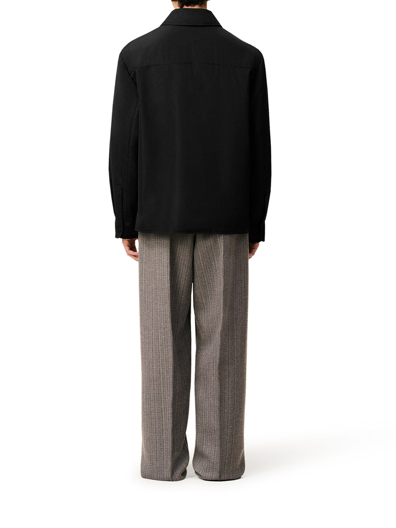 TAFFETA PADDED OVERSHIRT