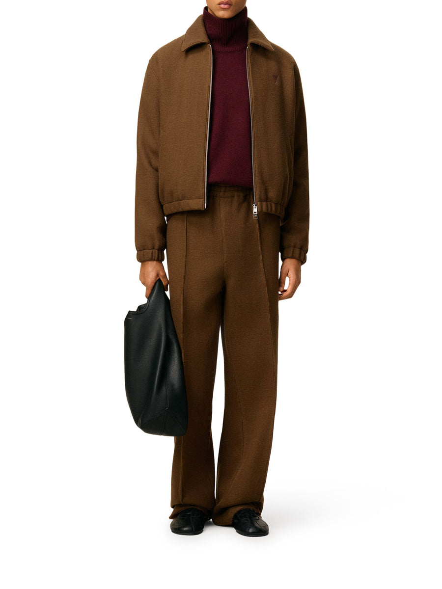 ami服*2 AMI PARIS - ANTHRACITE AMI DE COEUR ZIPPED BLOUSON – LE LABO STORE