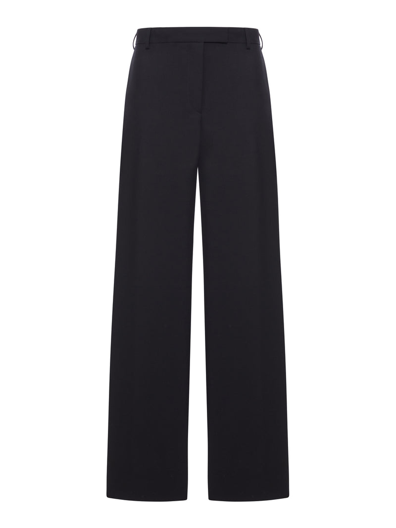 TAILORED MOHAIR WOOL TROUSERS