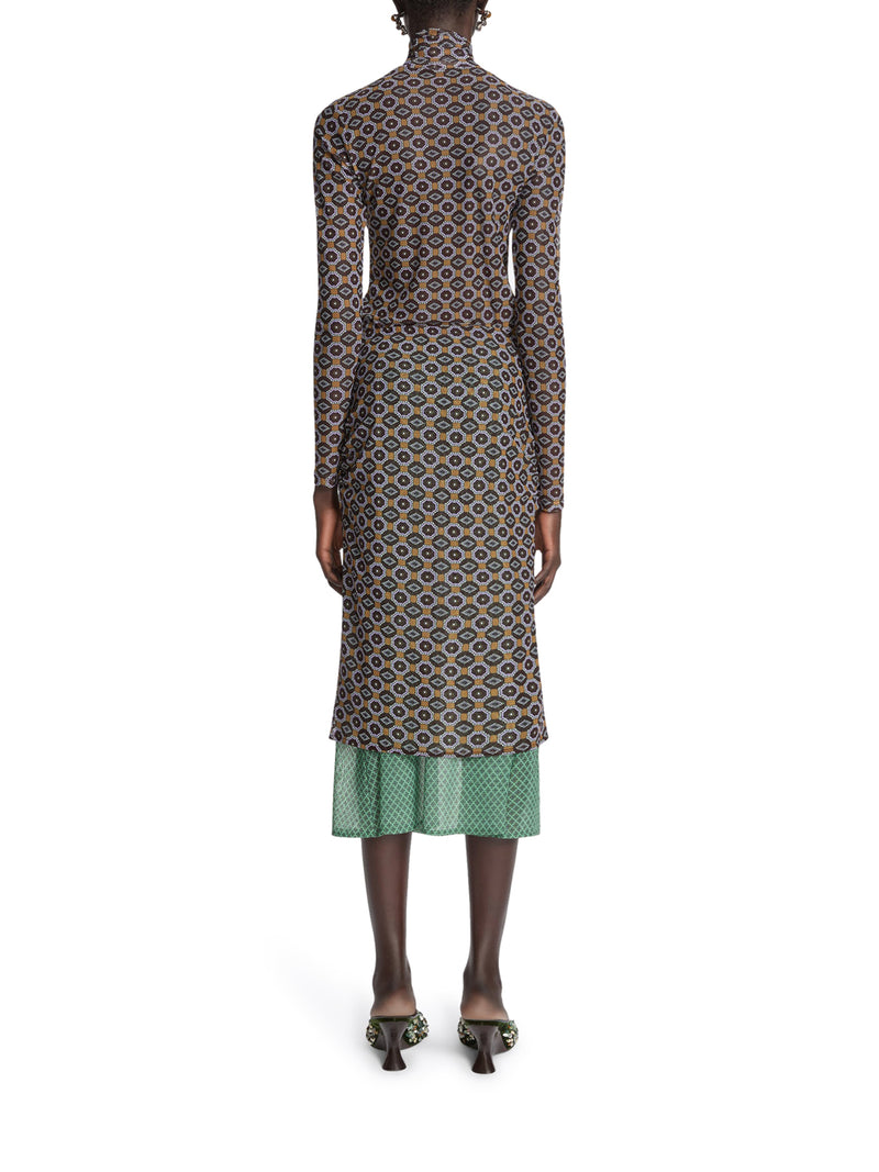 DOUBLE LAYERED SKIRT