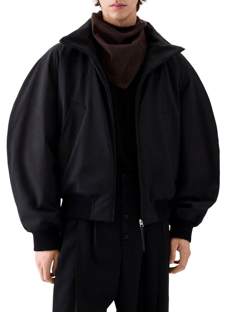 LE BOMBER AERO JACKETS WITH A RAISED COLLAR