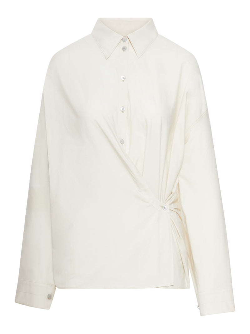 TWISTED COTTON SHIRT