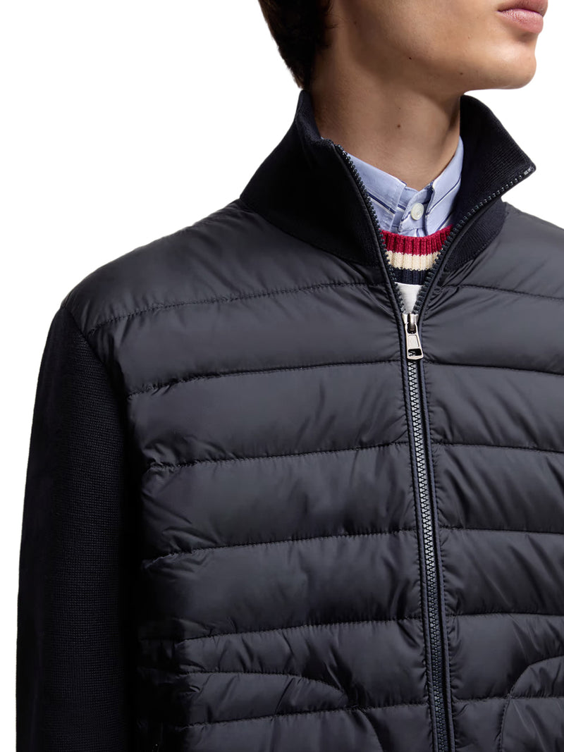 PADDED CARDIGAN WITH ZIP