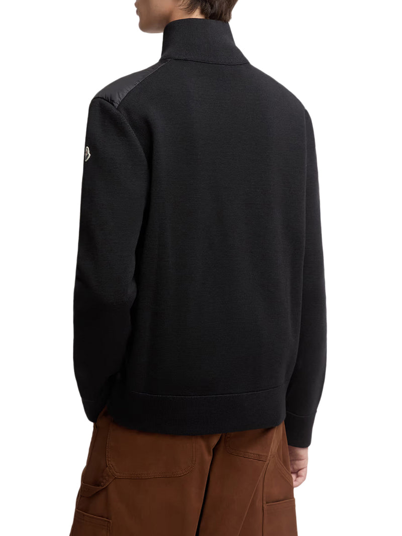 PADDED CARDIGAN WITH ZIP