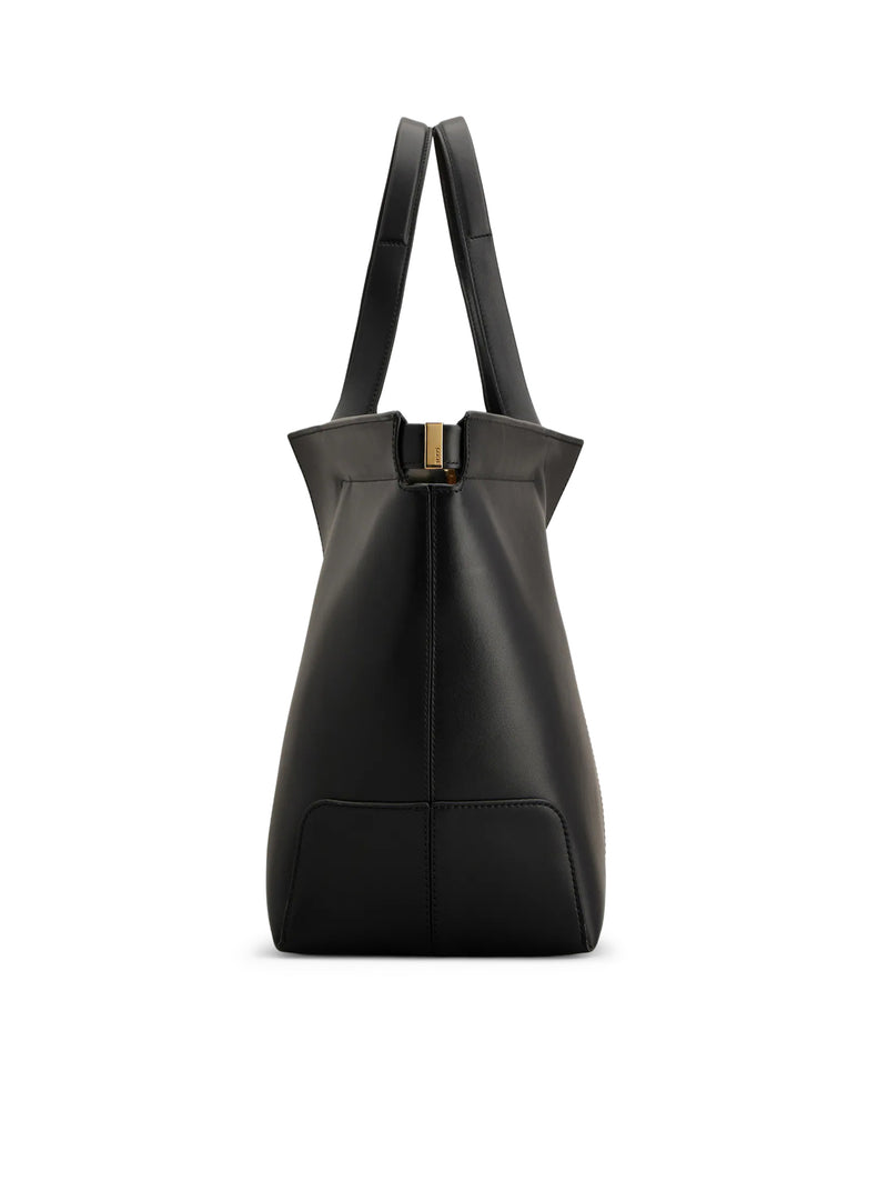 MEDIUM-SMALL LEATHER FOLIO BAG