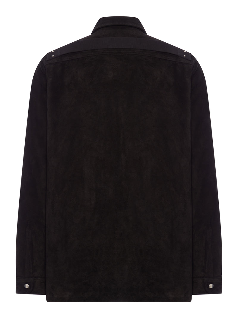 SUEDE OVERSHIRT