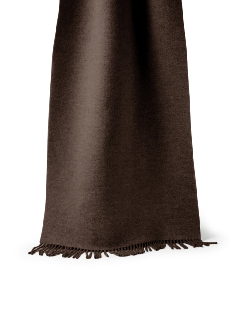 WOOL AND CASHMERE KNIT SCARF WITH HOOD