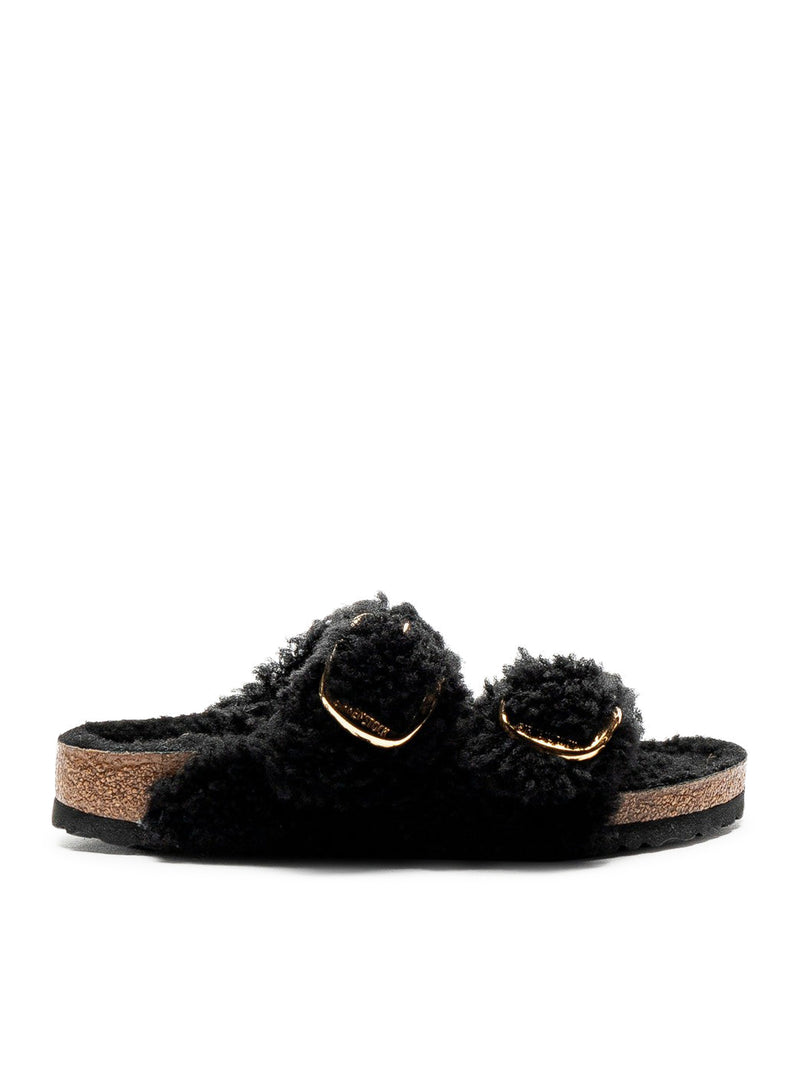 ARIZONA BIG BUCKLE TEDDY SANDALS