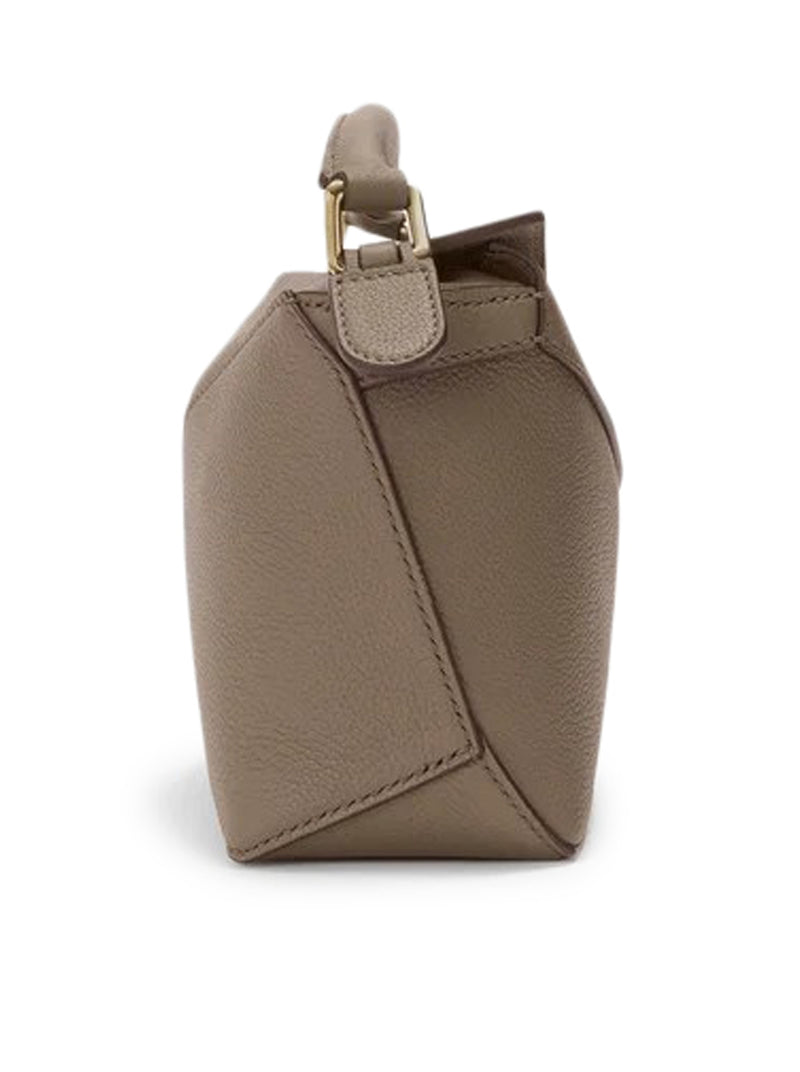 PUZZLE EDGE MINI BAG IN GRENADE LEATHER
