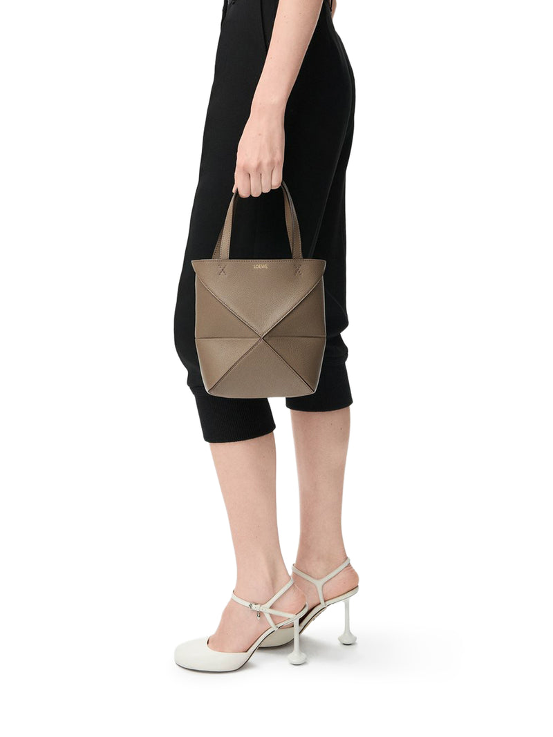 MINI PUZZLE FOLD LEATHER BAG