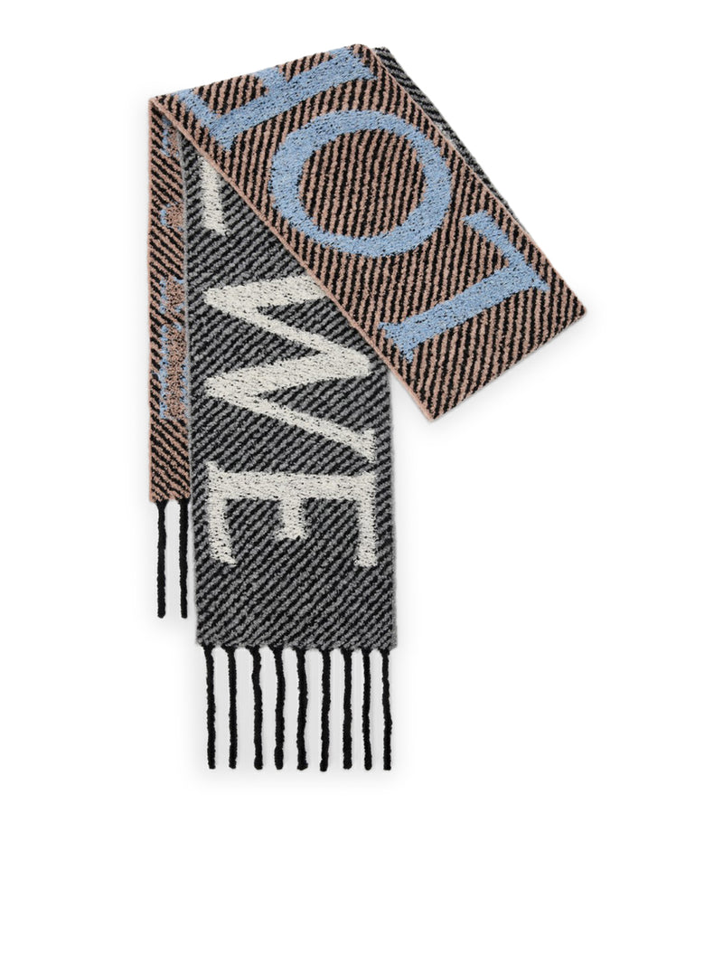 WOOL AND ALPACA BLEND SCARF