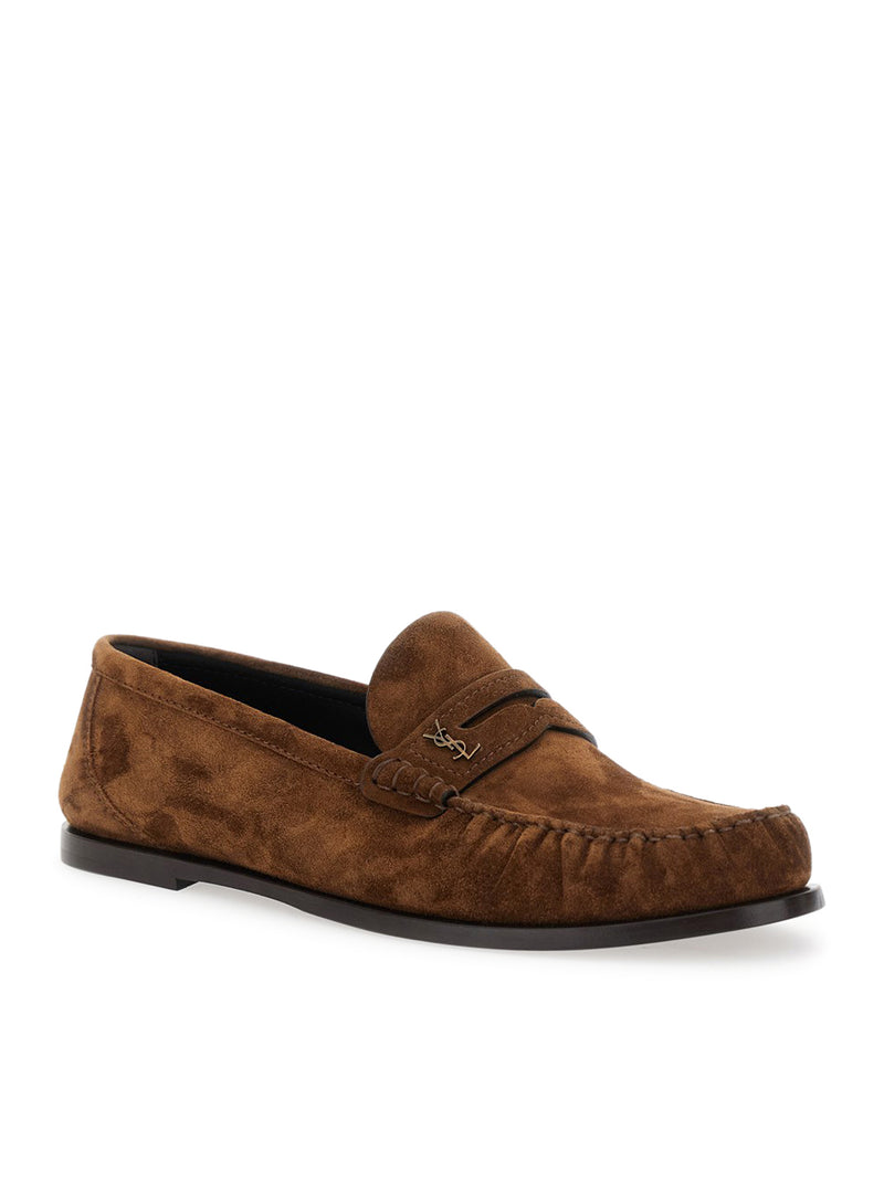 LAURENT SUEDE LOAFERS