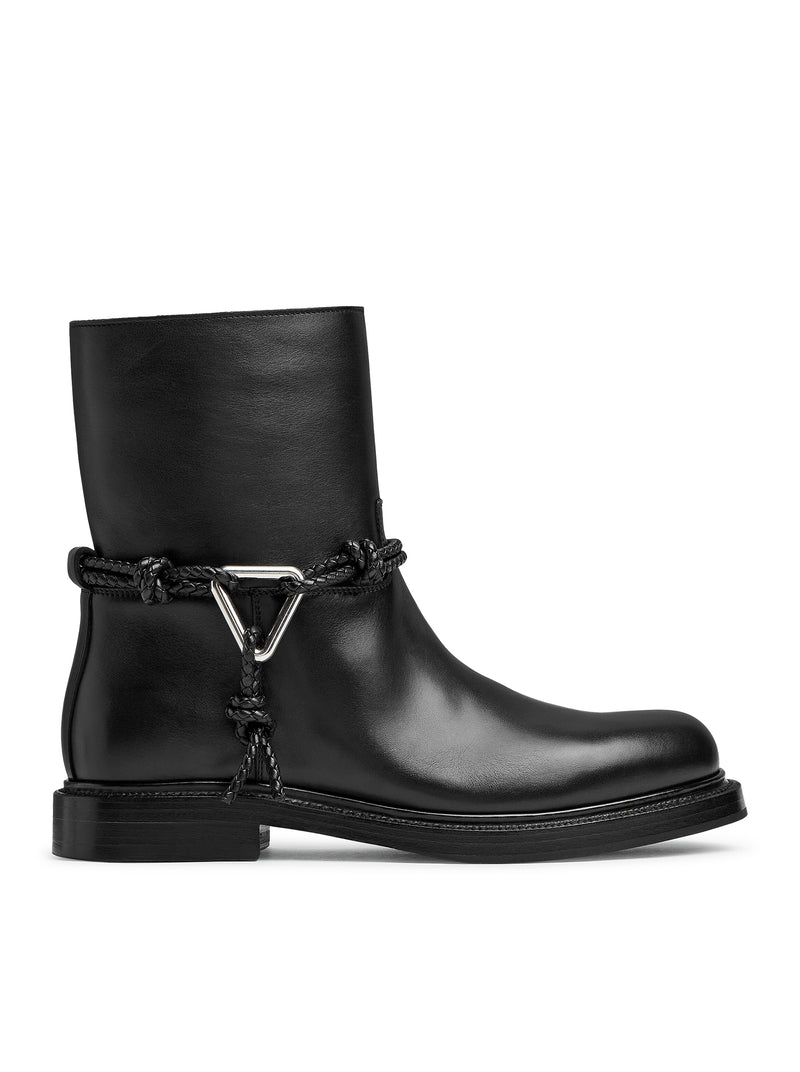 JAMES LEATHER ANKLE BOOTS