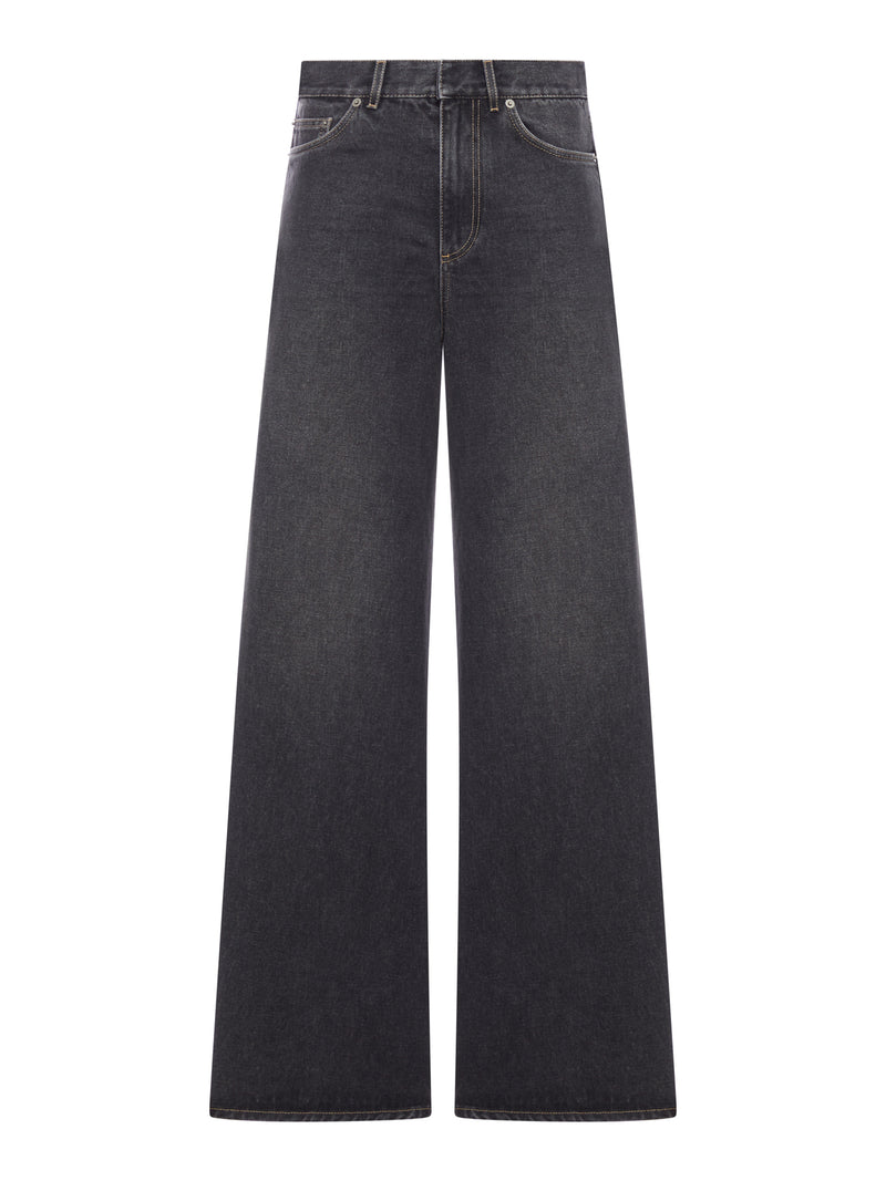 WIDE LEG DENIM JEANS