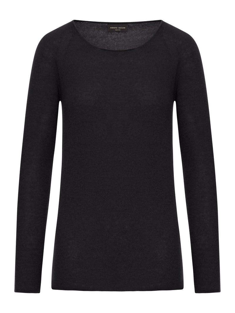 CREW NECK CASHMERE SWEATER