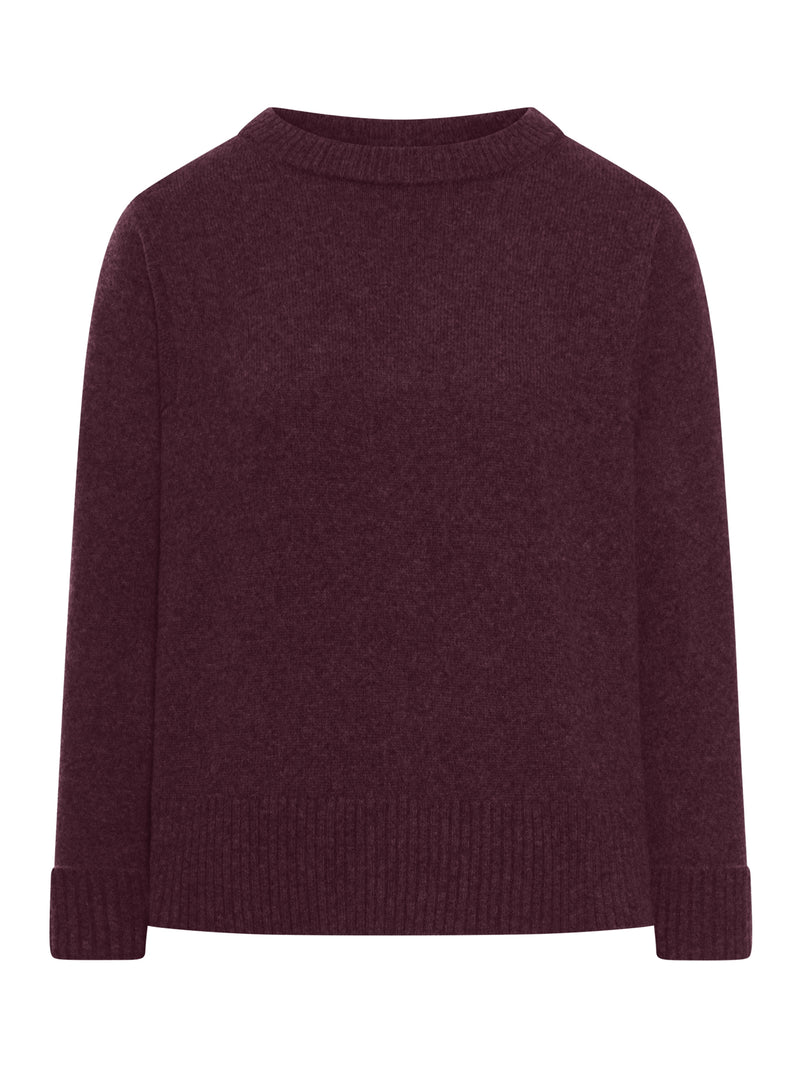 CREW NECK SWEATER IN WOOL BLEND