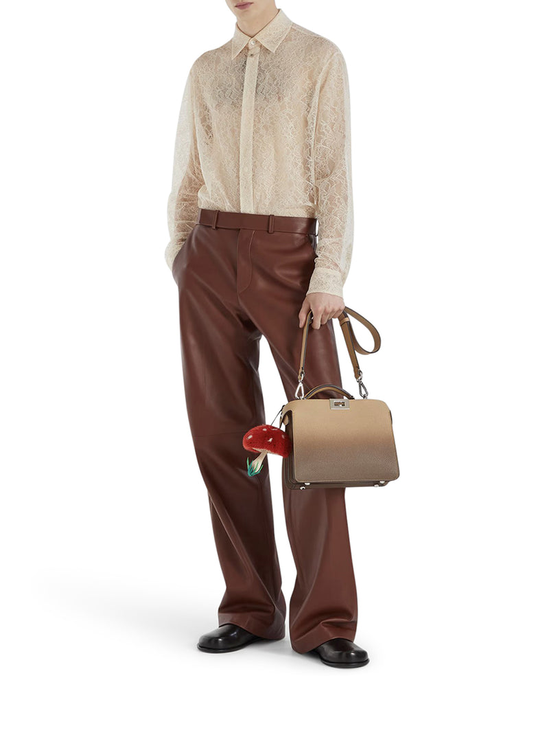 PEEKABOO ISEEU SMALL LEATHER BAG