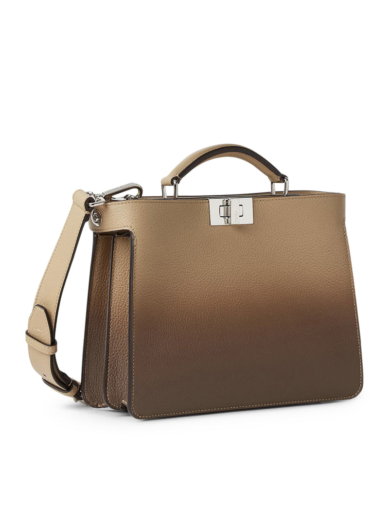 PEEKABOO ISEEU SMALL LEATHER BAG