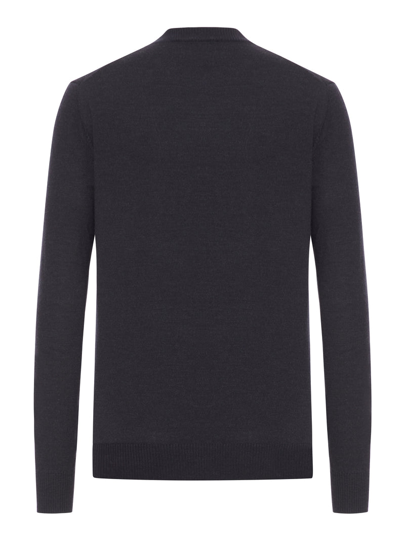 CREW NECK WOOL SWEATER