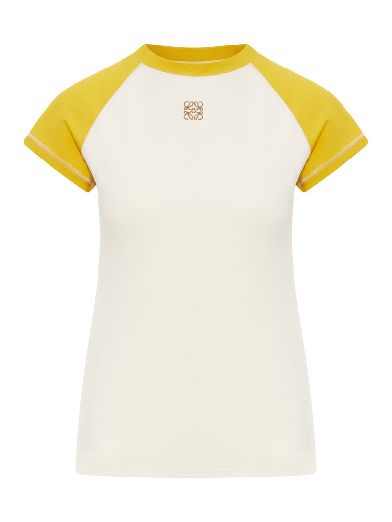 SLIM FIT T-SHIRT IN COTTON BLEND