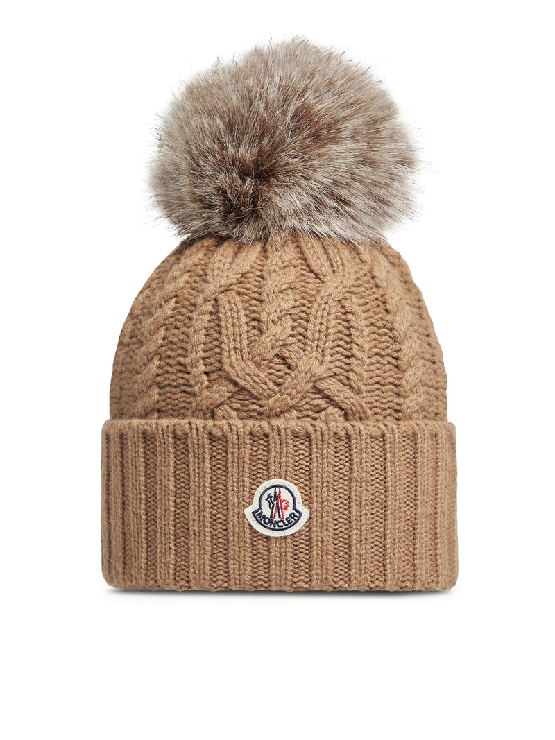 CASHMERE BLEND POM POM HAT