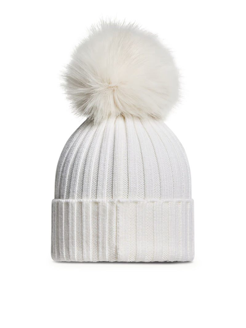 WOOL HAT WITH POMPOM