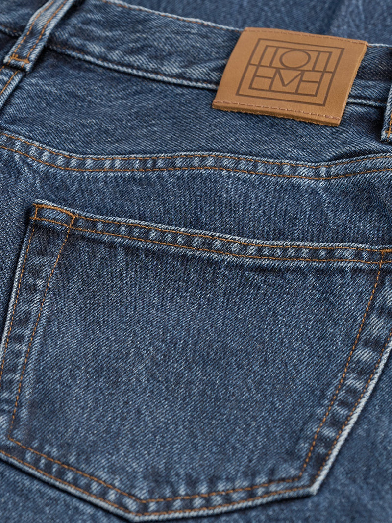 WIDE LEG DENIM JEANS