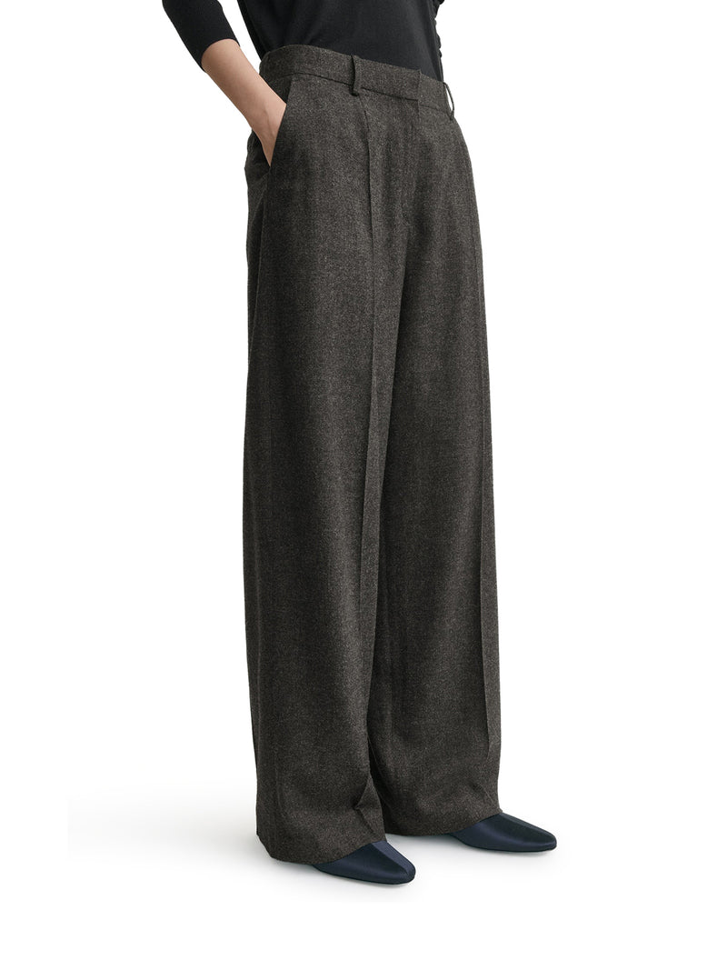 TAILORED FLANNEL TROUSERS