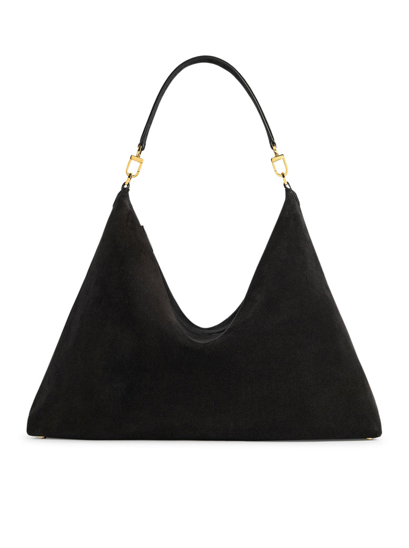 BEVEL SUEDE BAG