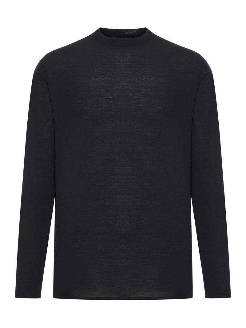CREW NECK WOOL SWEATER