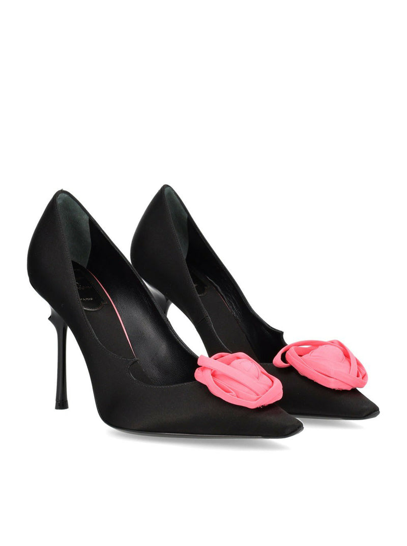 ROSE VIVIER SATIN PUMPS