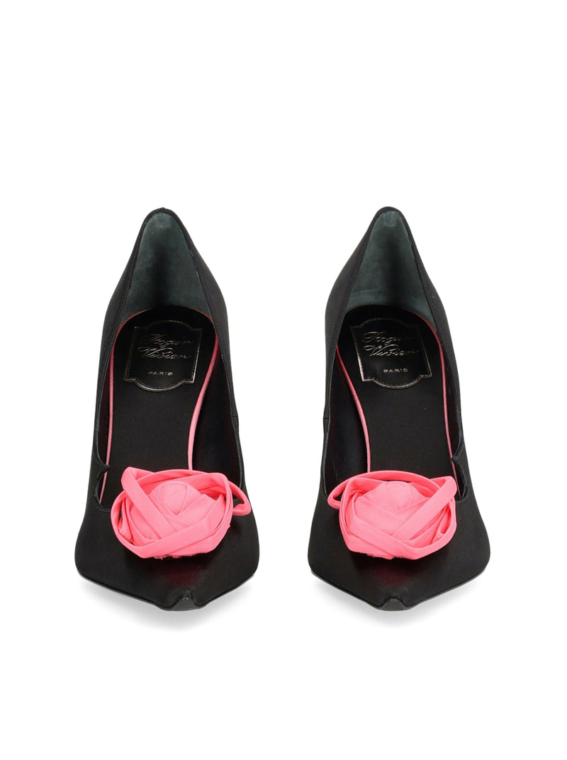 ROSE VIVIER SATIN PUMPS