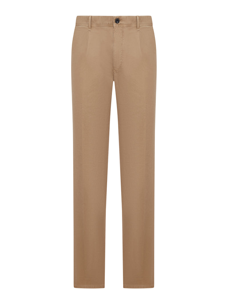 TAILORED COTTON TROUSERS