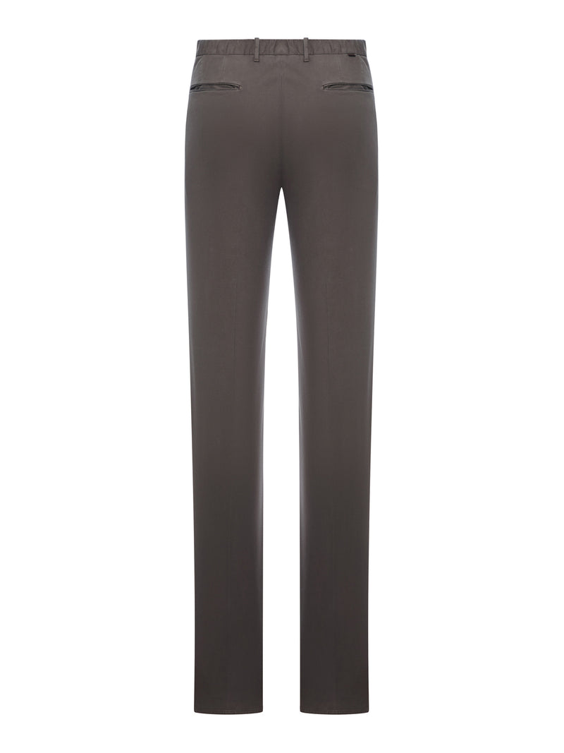 TAILORED COTTON TROUSERS