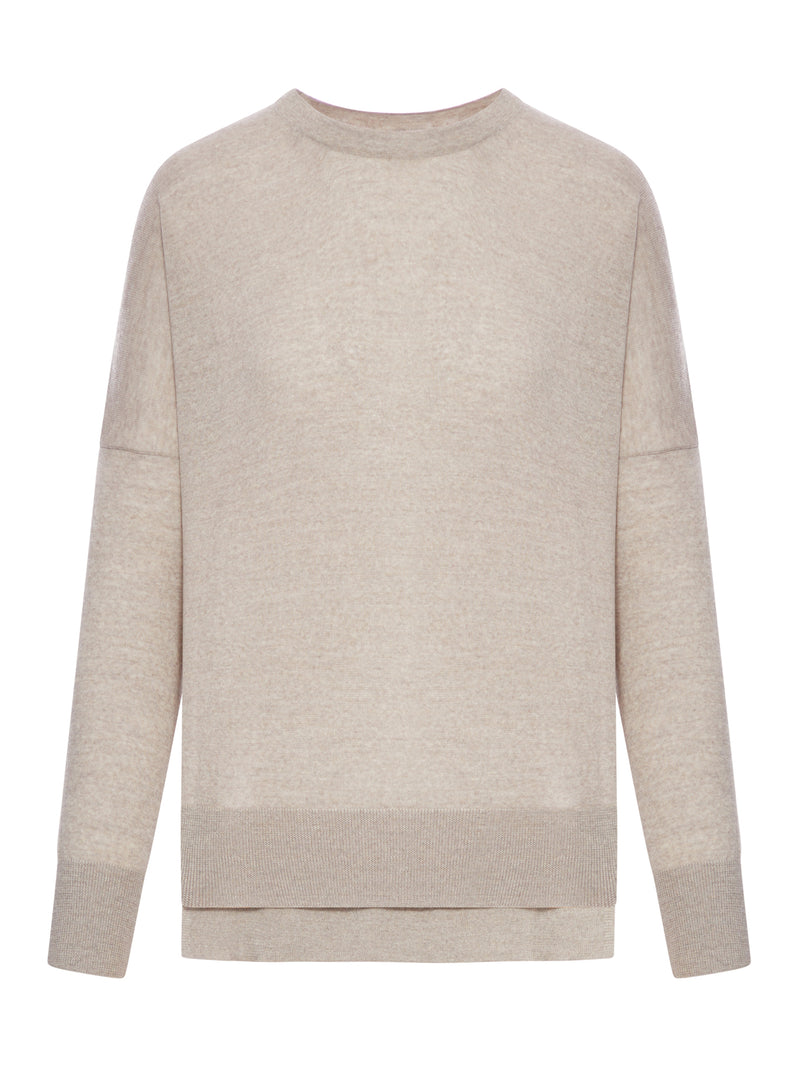 CREW NECK WOOL SWEATER