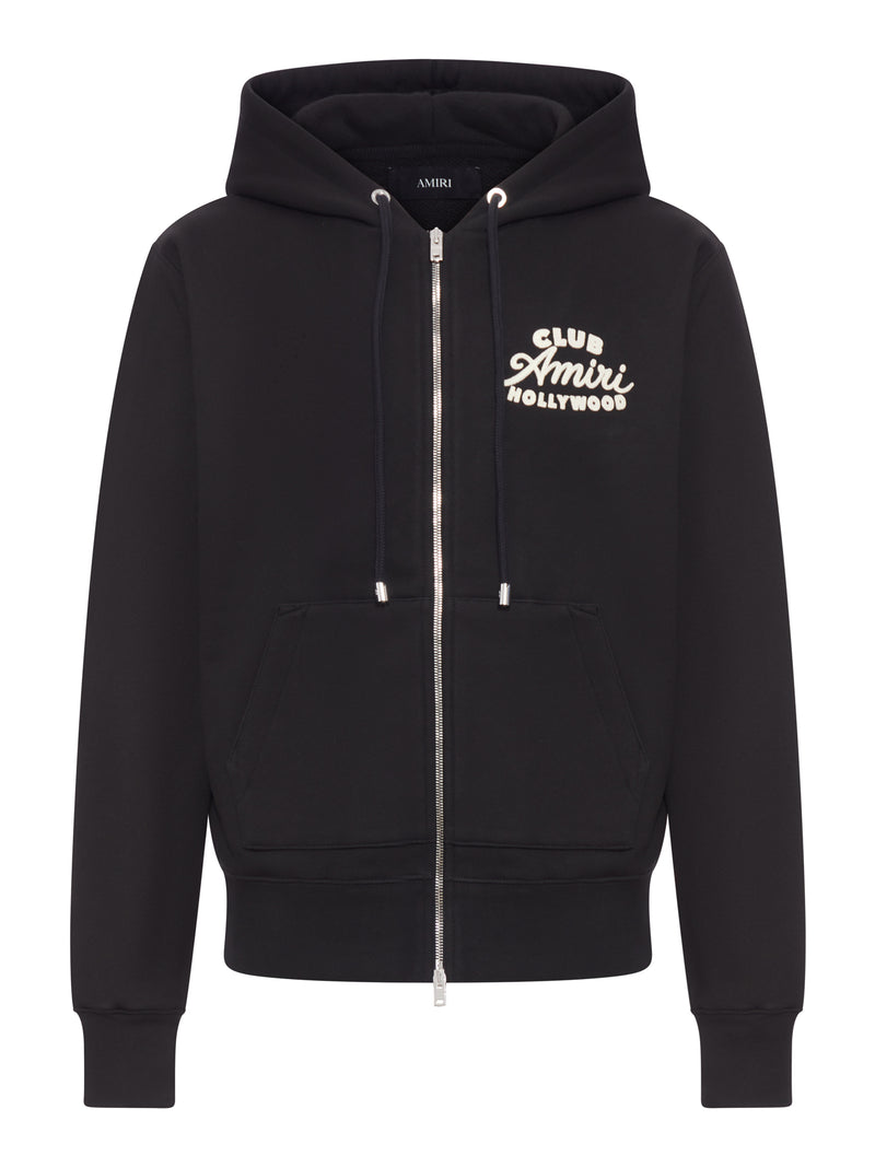 AMIRI CLUB ZIP-UP HOODIE