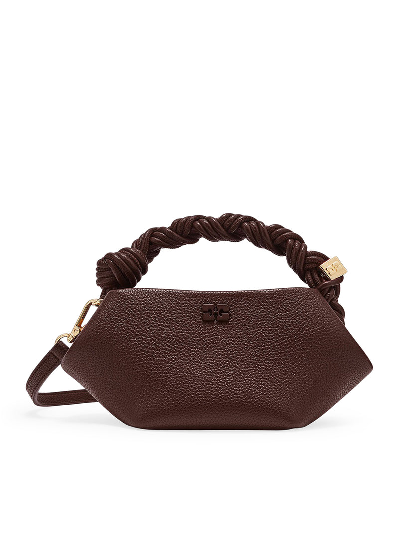 MINI BOU BAG IN GARNET BROWN