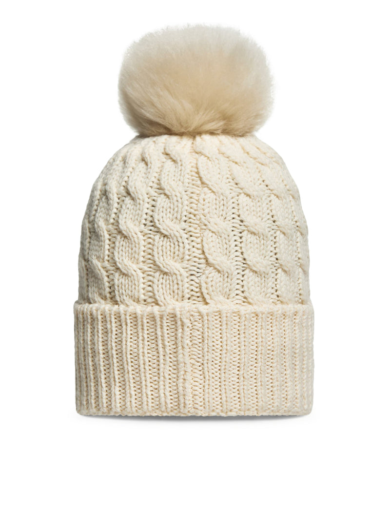 WOOL HAT WITH POM POM