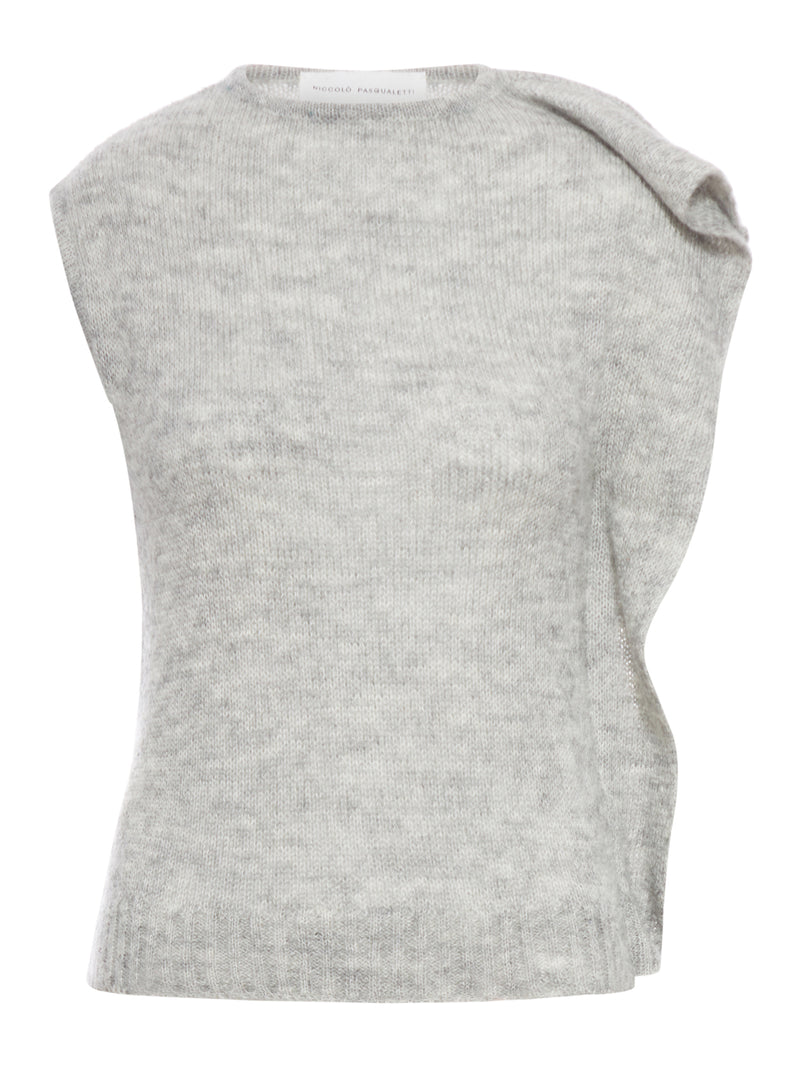 NOTE SLEEVELESS MOHAIR SWEATER